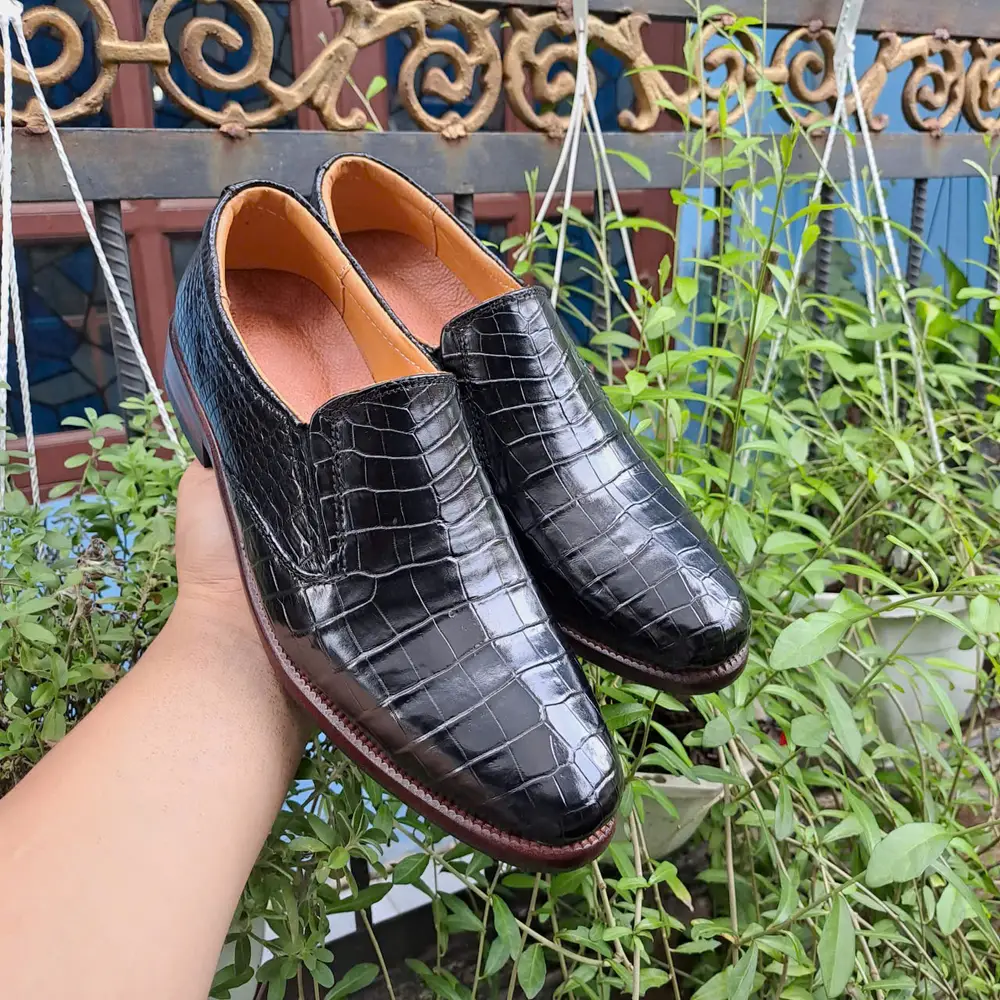 Giày tây da cá sấu bụng — ảnh tham khảo 4